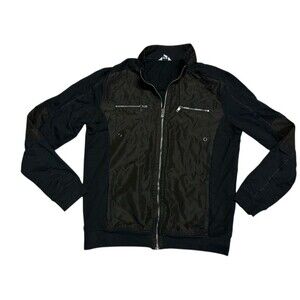 Calvin Klein Black Jacket Mens Size L Tech Pockets